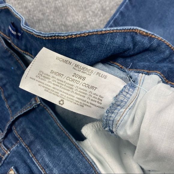 Plus Size Chaps Mid Rise Skinny Jeans like new 20WS - Picture 8 of 11